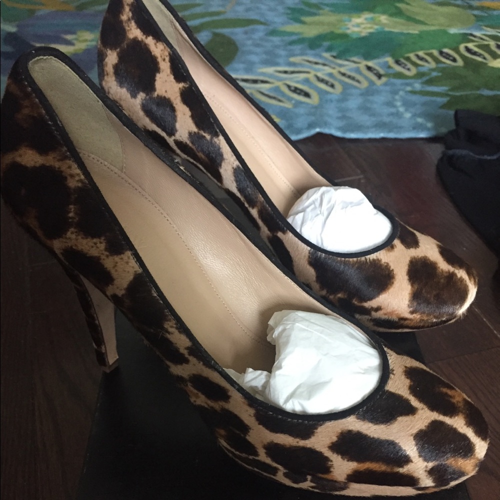 New Jcrew Collection Calf Hair Heels Pia Italy 8.5